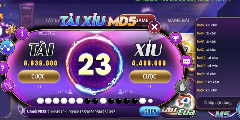 Tỷ lệ tài xỉu trong trò chơi cá cược online tại 789club